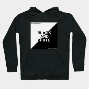 Reflex From Pain Black And White Hoodie